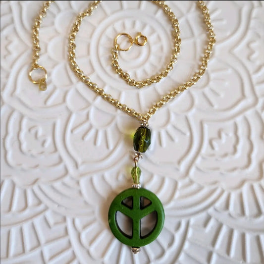 Green Peace Necklace
