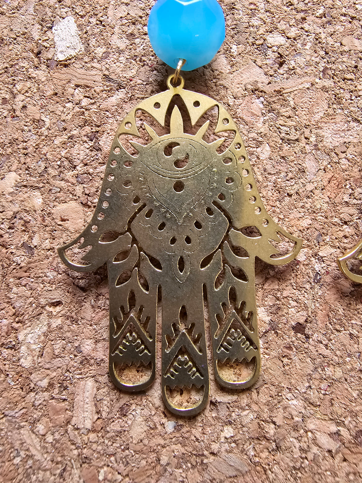 Double Protection Hamsa Hand Earrings