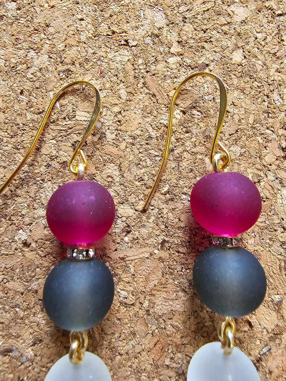 Water Color Stacked Earrings