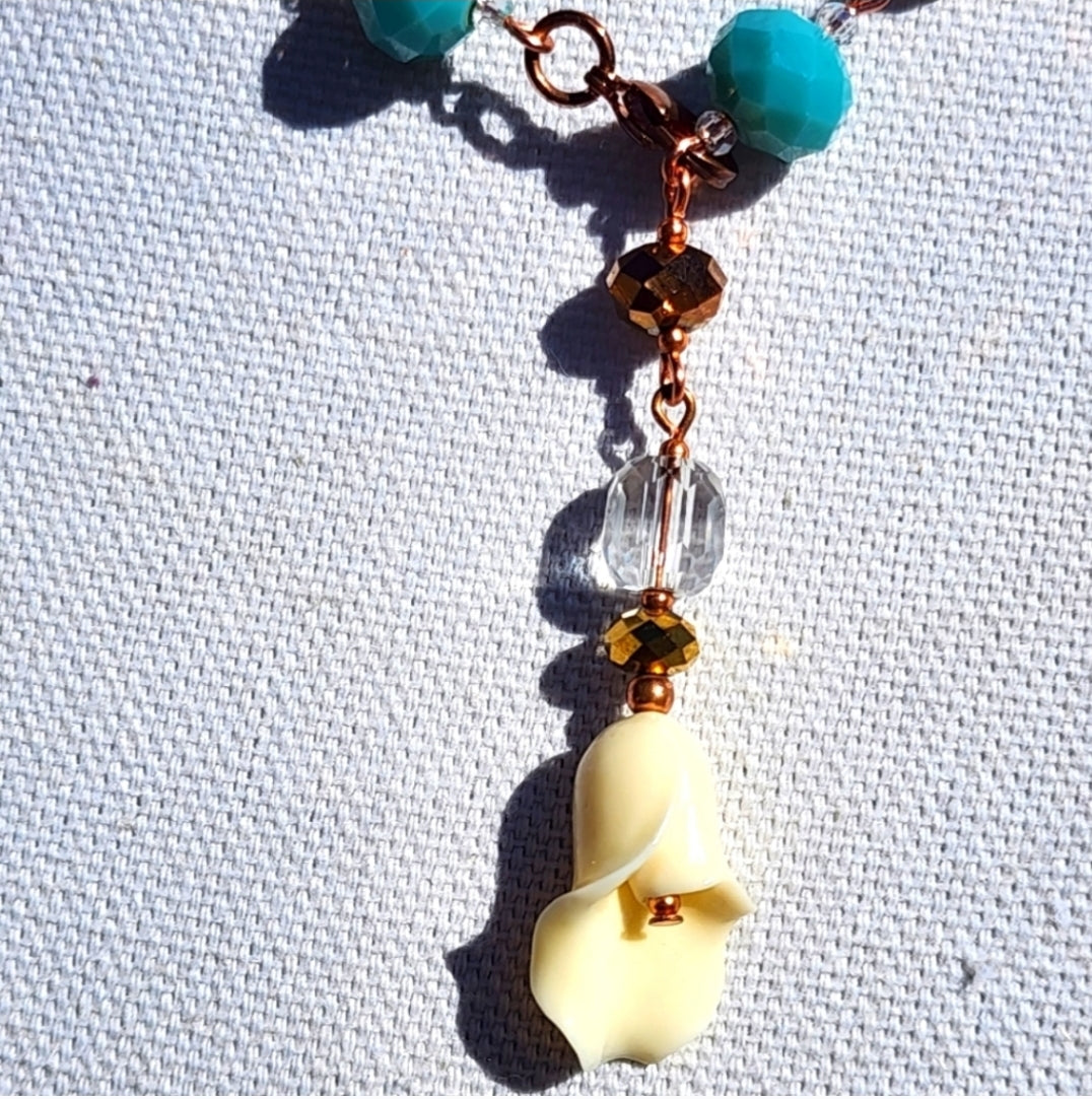 Lily Flower Necklace