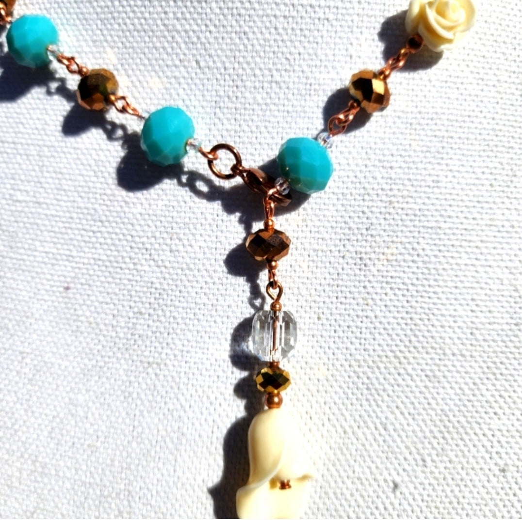 Lily Flower Necklace