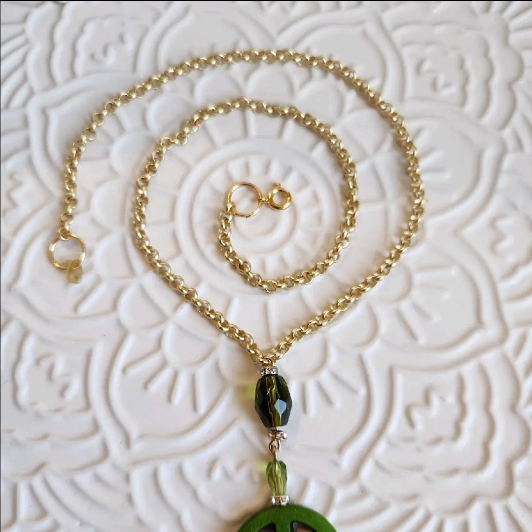 Green Peace Necklace