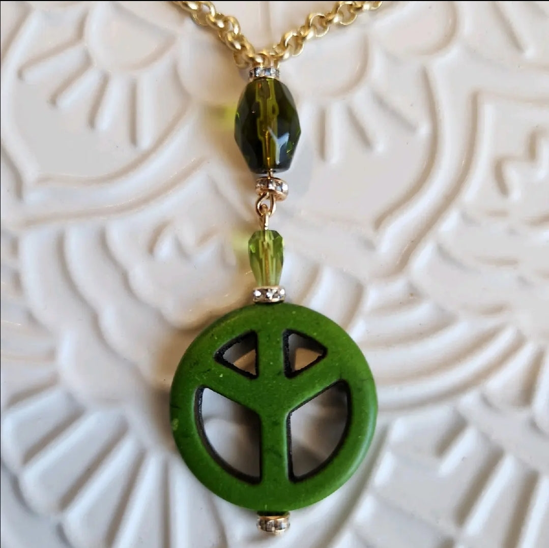 Green Peace Necklace