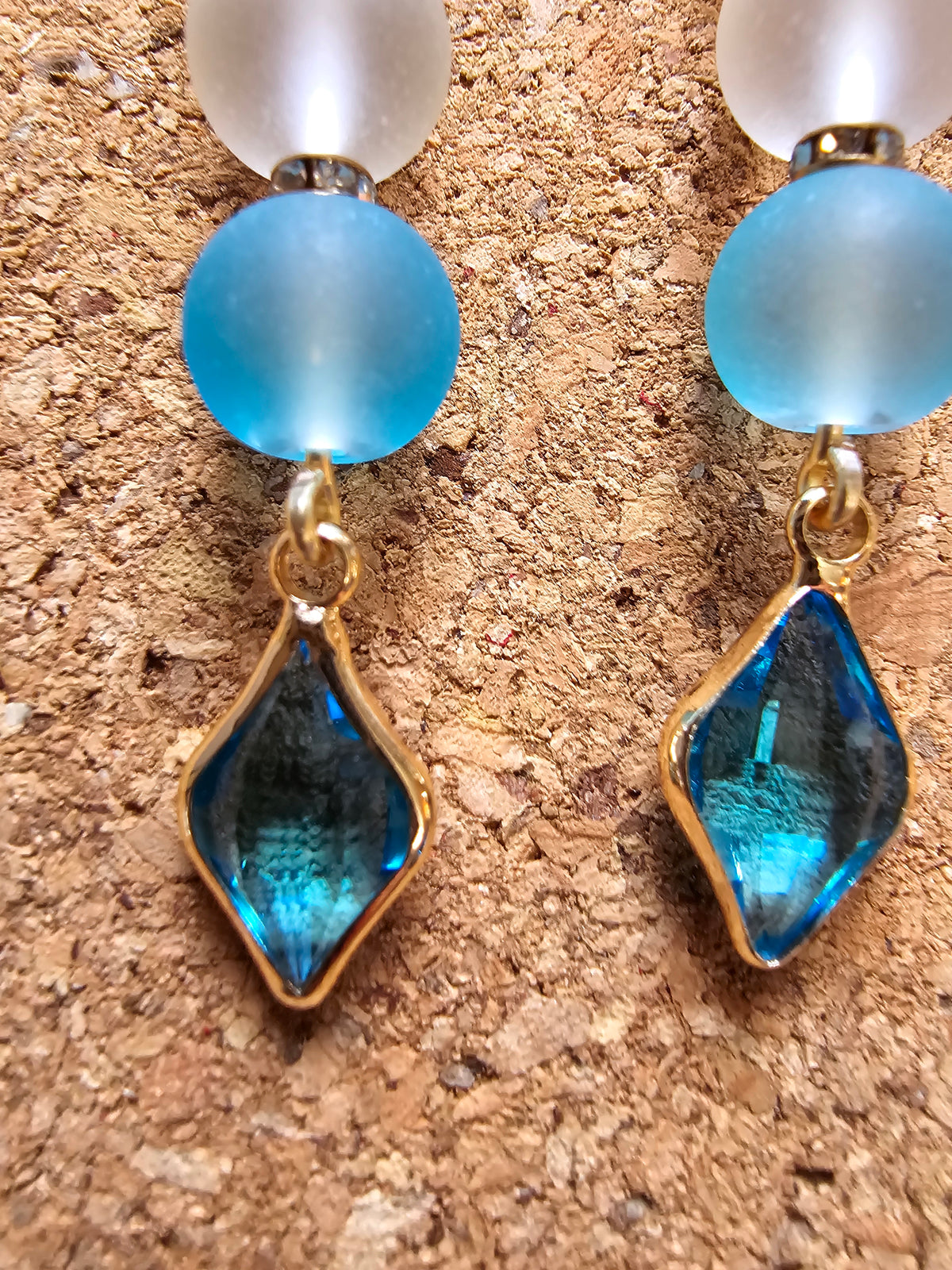 Water Color Stacked Earrings