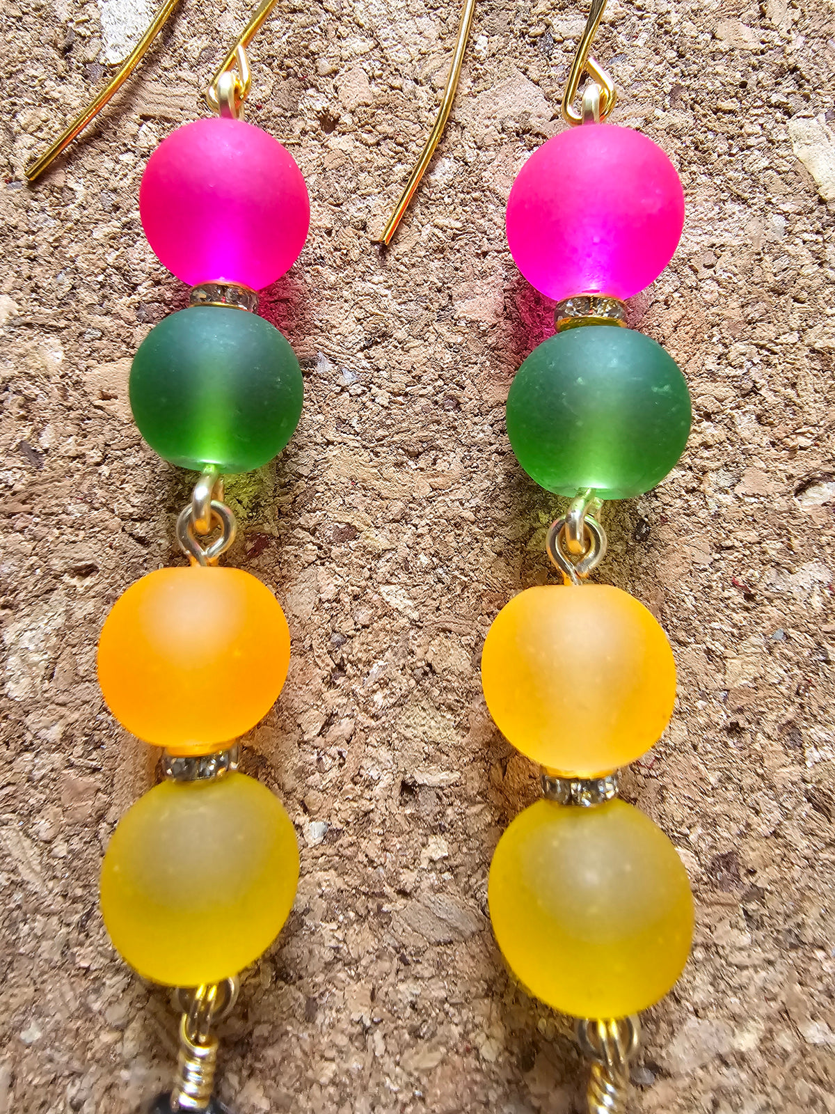 Water Color Stacked Earrings