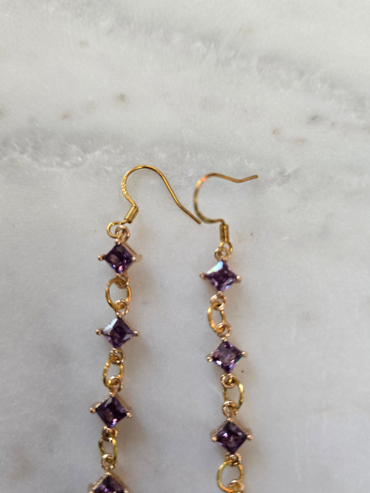 XOXO PURPLE EARRINGS