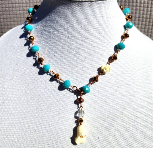 Lily Flower Necklace